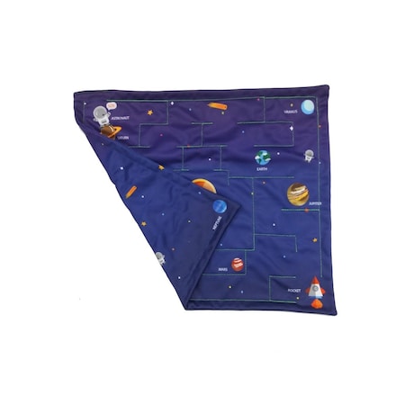 Everrich Industries Everrich  17.5 x 15.75 in. Double Sided Maze Mat - Planets on Solar System EVC-0267